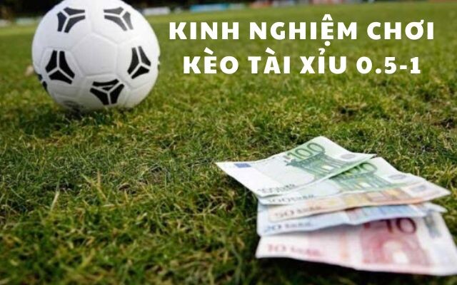 Kinh nghiệm chơi kèo tài xỉu 0.5-1 